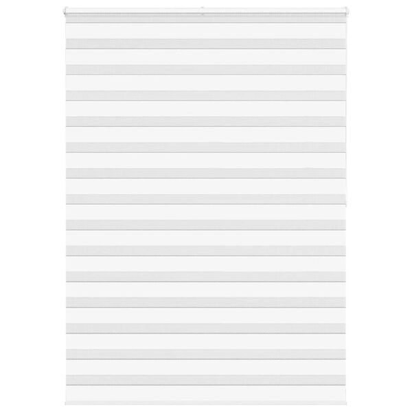 vidaXL Cortina de zebra 165x200 cm largura do tecido 160,9cm poli&eacute;ster