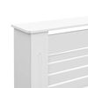 vidaXL Cobertura de radiador 152x19x81,5 cm MDF branco