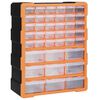 vidaXL Caixa organizadora com 39 gavetas 38x16x47 cm