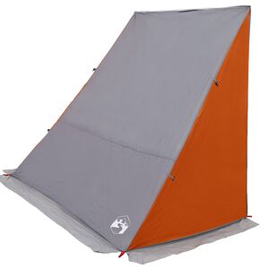 vidaXL Tenda para bagageira 190 x 150 x 185 cm Cinza e Laranja tafet&aacute;