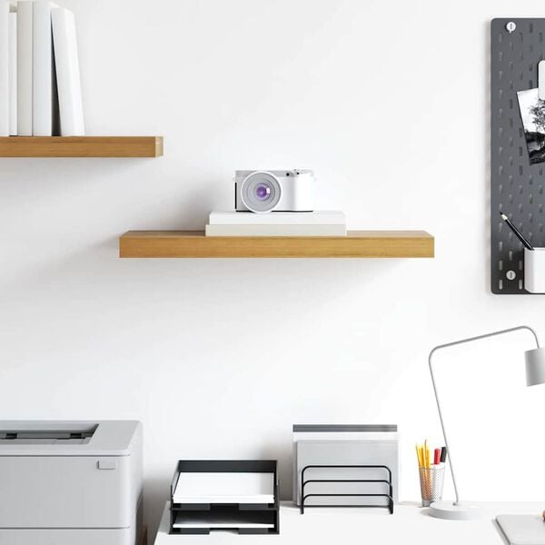 vidaXL Prateleira de Parede Castanho 50 x 23 x 4 cm Madeira processada