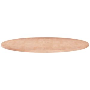 vidaXL Tampo de mesa redondo &Oslash;60x1,5 cm carvalho maci&ccedil;o n&atilde;o tratado