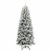 vidaXL &Aacute;rvore de Natal Artificial com 300 LEDs Branco 240 cm
