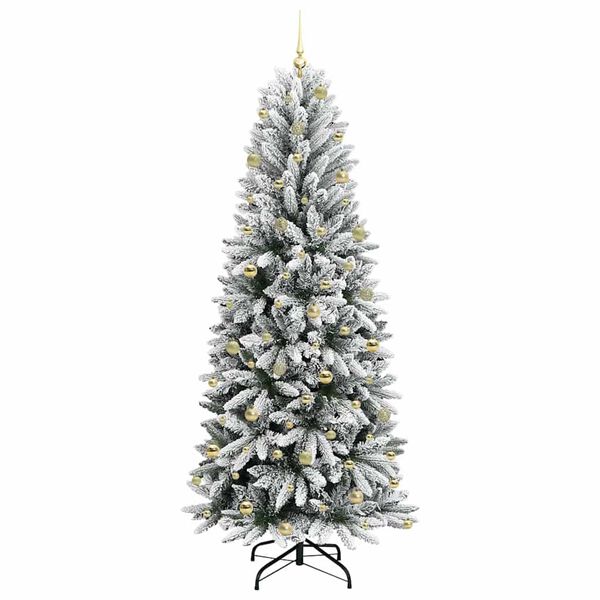 vidaXL &Aacute;rvore de Natal Artificial com 300 LEDs Branco 240 cm