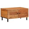 vidaXL Mesa de centro 80x50x40 cm madeira de ac&aacute;cia maci&ccedil;a