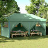 vidaXL Tenda de Festa Verde 292 x 580 x 315 cm Tecido Oxford