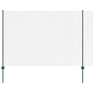 vidaXL Cerca de Arame Soldado com Poste 10 x 1,6 m (L x H)