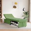 vidaXL Sof&aacute;-Cama Verde Claro 194 x 67 x 82 cm Veludo