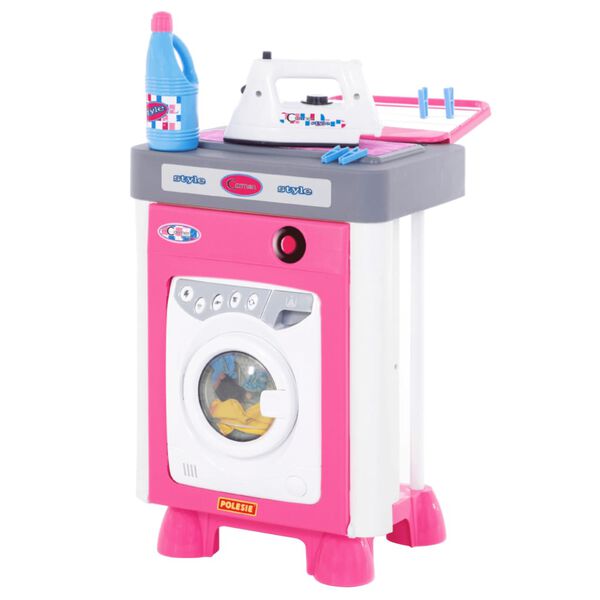 Polesie Wader 8 pcs conj. m&aacute;quina de lavar p/ crian&ccedil;as 45x31x46cm PP