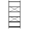 vidaXL Estante Carvalho Preto 40 x 30 x 85 cm Madeira processada