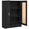 vidaXL Gabinete de Livros Carvalho Preto 82,5 x 30,5 x 115 cm