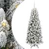 vidaXL &Aacute;rvore de Natal Artificial Branco 180 cm