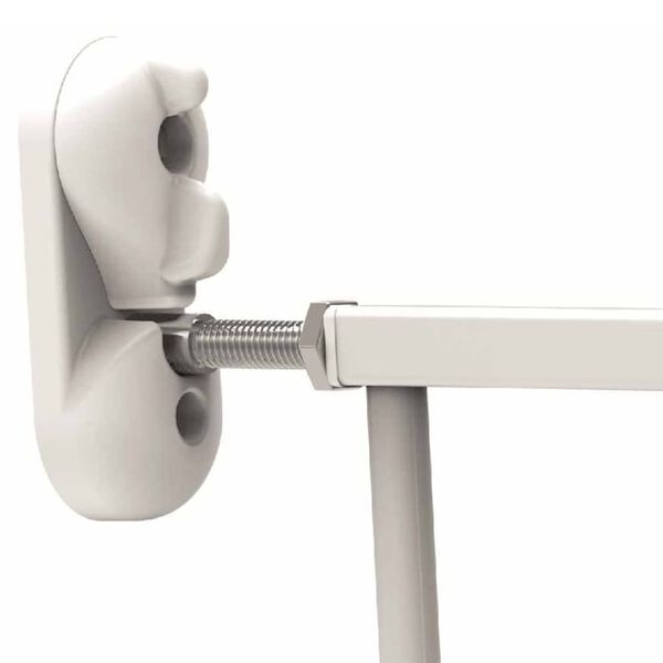 Noma Barreira de seguran&ccedil;a extens&iacute;vel 62-102 cm metal branco 93361
