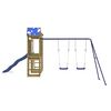 vidaXL Conjunto de brincar para exterior madeira de pinho impregnada