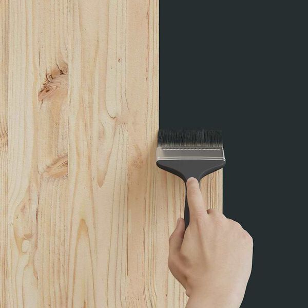 vidaXL Tinta para m&oacute;veis Preto 10 x 10 x 12 cm Impress&atilde;o em parede