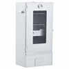 vidaXL Defumador de forno c/ 1 Kg de aparas de madeira 44,5x29x83 cm