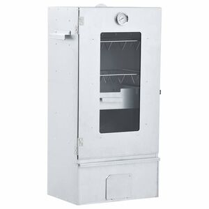 vidaXL Defumador de forno c/ 1 Kg de aparas de madeira 44,5x29x83 cm