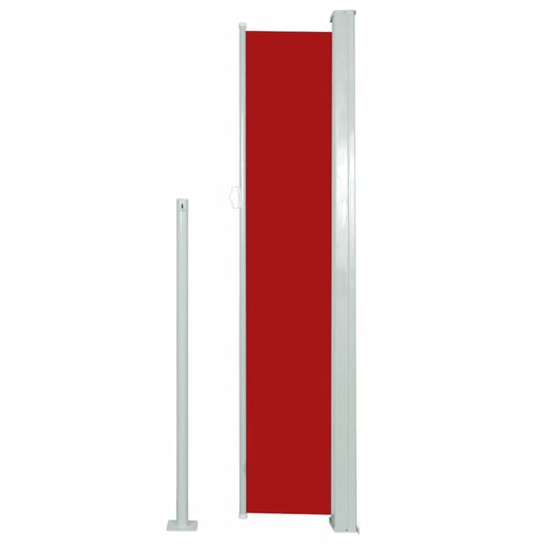 vidaXL Toldo lateral para p&aacute;tio/terra&ccedil;o 180 x 300 cm vermelho