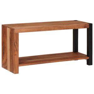 vidaXL Estante Castanho 80 x 30 x 40 cm Madeira S&oacute;lida de Ac&aacute;cia