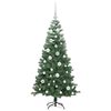 vidaXL &Aacute;rvore de Natal com 150 LEDs com suporte Verde 120 cm PVC