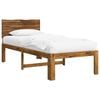 vidaXL Estrutura de Cama de Solteiro com Cabeceira ROSTOCK Natural