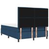 vidaXL Cama Box com colch&atilde;o com cabeceira Azul 160 x 200 cm tecido