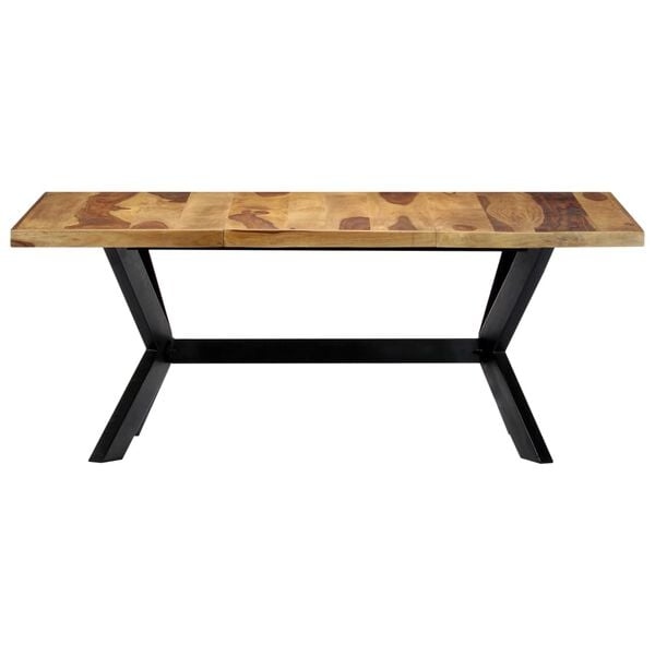 vidaXL Mesa de jantar 180x90x75 cm madeira de ac&aacute;cia maci&ccedil;a