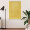 vidaXL Estores de rolo com cortinas Manual Amarelo 100 x 160 cm Bambu