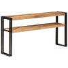 vidaXL Mesa consola 150x30x75 cm madeira de mangueira &aacute;spera
