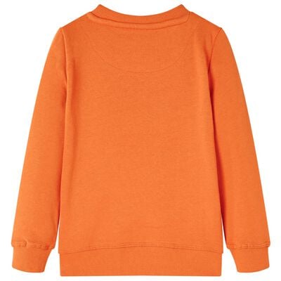 Sweatshirt para criança laranja-escuro 92