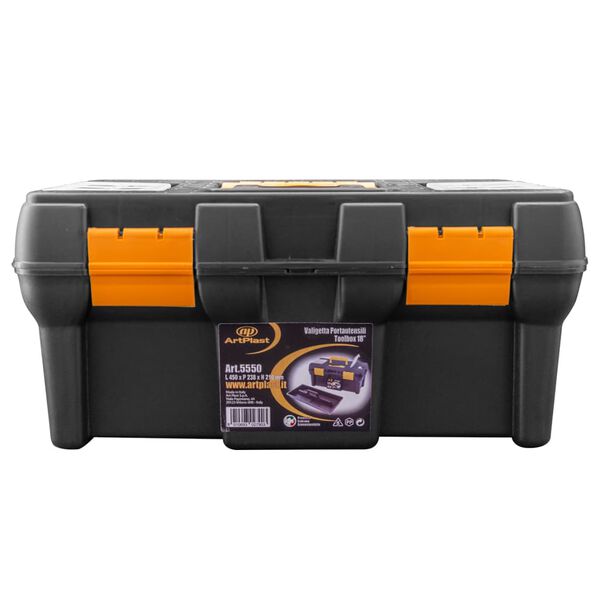 vidaXL Caixa de ferramentas 450x240x210 mm PP