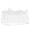 vidaXL Rede de Mosquito do Jardim 156 Malha Branco 4 x 4 x 2,5 m