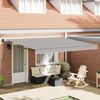 vidaXL Toldo Retrátil Cinzento-claro 400 × 300 cm Poliéster