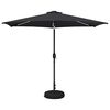 vidaXL Parasol de Jardim com Luzes LED e Base 300 x 300 cm Poli&eacute;ster