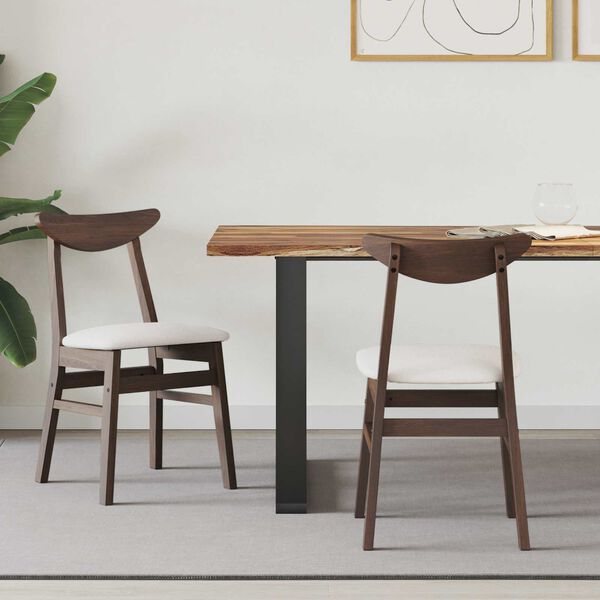 vidaXL Cadeiras de Jantar 2 pcs Marrom Claro 42 x 47,5 x 81 cm