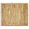 vidaXL Mesa de jardim 65x55x30 cm bambu