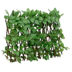 vidaXL Treli&ccedil;a de hera artificial extens&iacute;vel 180x30 cm verde