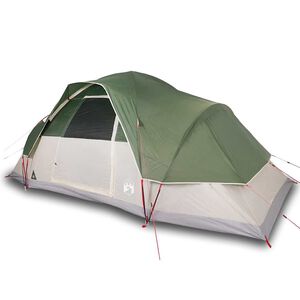 vidaXL Tenda familiar em c&uacute;pula para 9 pessoas imperme&aacute;vel verde