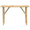 vidaXL Mesa consola 115x39x75 cm bambu