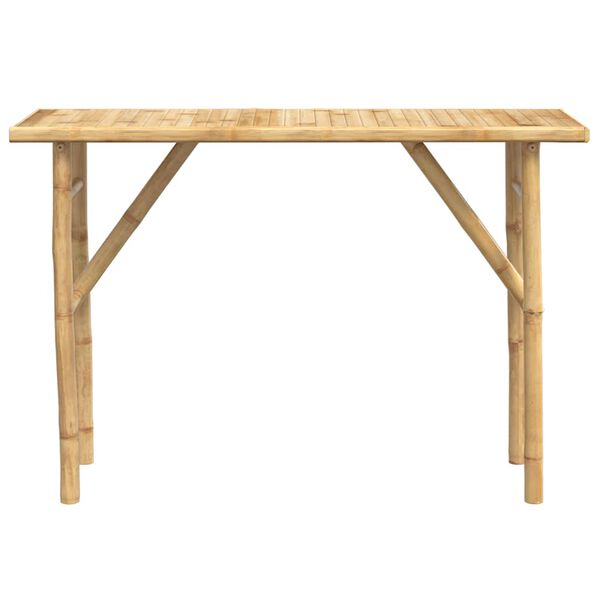 vidaXL Mesa consola 115x39x75 cm bambu