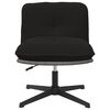 vidaXL Cadeira de escrit&oacute;rio girat&oacute;ria preto de l&atilde; encaracolado tecido