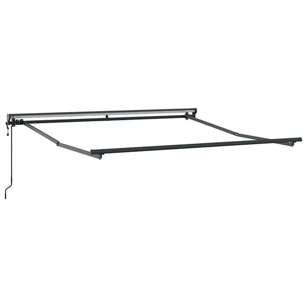 vidaXL Toldo Retr&aacute;til Vermelho 300 x 250 cm Poli&eacute;ster e Metal