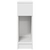 vidaXL Mesa de cabeceira com gaveta 20x36x60 cm branco