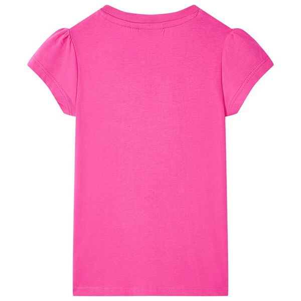 T-shirt de crian&ccedil;a rosa-escuro 128
