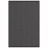 vidaXL Tapete de Entrada Preto 60 x 90 cm Polipropileno