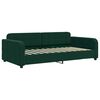 vidaXL Sof&aacute;-cama c/ gavet&atilde;o e gavetas 90x200 cm veludo verde-escuro