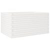 vidaXL Vaso/floreira de jardim 90x60x46 cm madeira pinho maci&ccedil;a branco