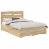 vidaXL Estrutura da Cama com gaveta Carvalho Sonoma 150 x 200 cm