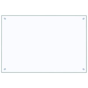 vidaXL Painel anti-salpicos cozinha 90x60 cm vidro temp. transparente