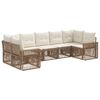 vidaXL Conjunto de Sof&aacute; de Jardim 7 unid. 7-N&uacute;mero de lugares